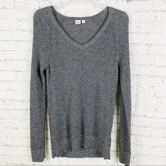Gap Black White Salt'n'Pepper Oversized Sweater - Picture 1 of 8